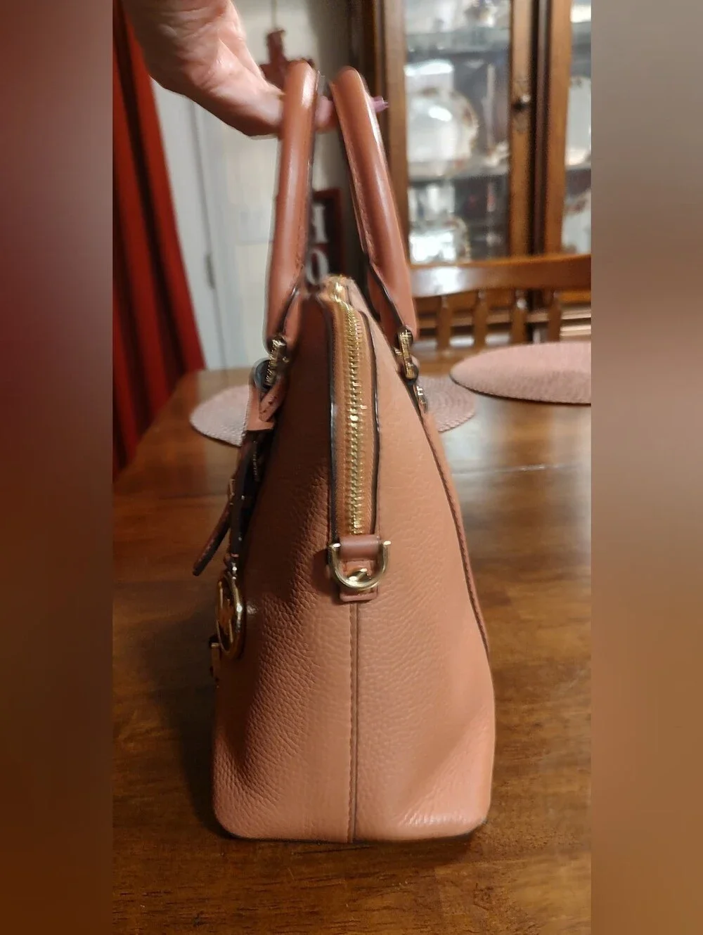 Michael Kors structured satchel